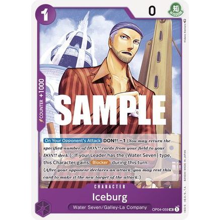 Iceburg (OP04-059) - Kingdoms of Intrigue
