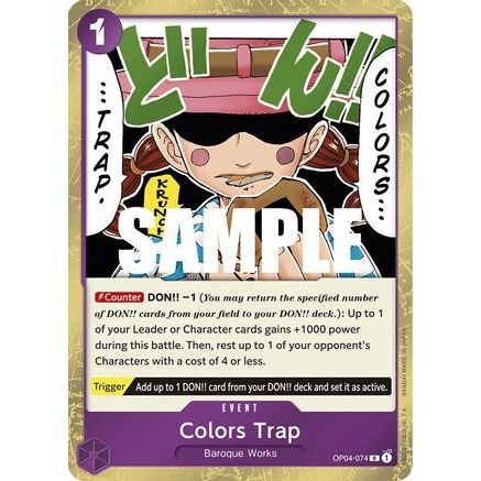 Colors Trap (OP04-074) - Kingdoms of Intrigue Foil