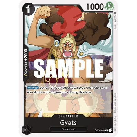 Gyats (OP04-080) - Kingdoms of Intrigue