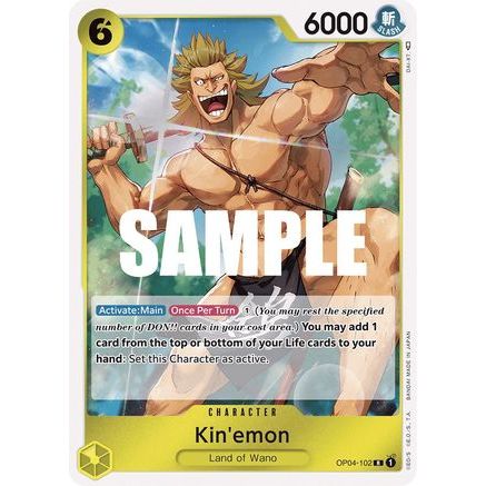 Kin'emon (OP04-102) - Kingdoms of Intrigue Foil