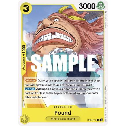 Pound (OP04-110) - Kingdoms of Intrigue