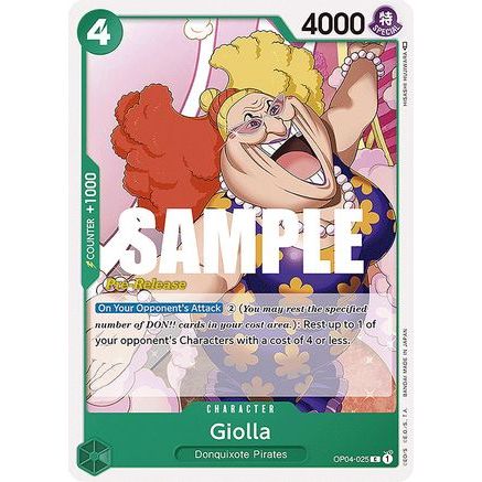 Giolla (OP04-025) - Kingdoms of Intrigue Pre-Release Cards