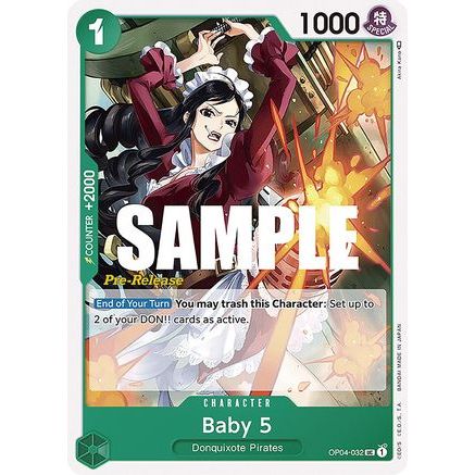 Baby 5 (OP04-032) - Kingdoms of Intrigue Pre-Release Cards