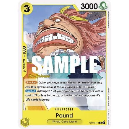 Pound (OP04-110) - Kingdoms of Intrigue Pre-Release Cards