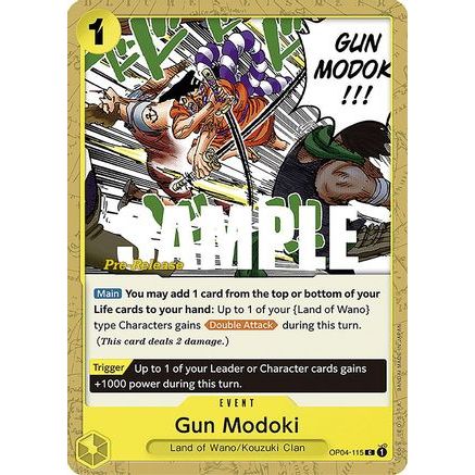 Gun Modoki (OP04-115) - Kingdoms of Intrigue Pre-Release Cards