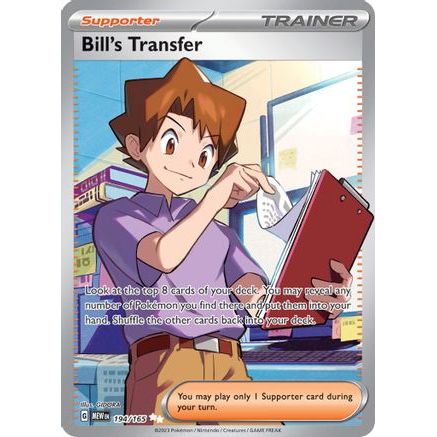 Bill's Transfer - 194/165 194 - SV Scarlet & Violet 151 Holofoil