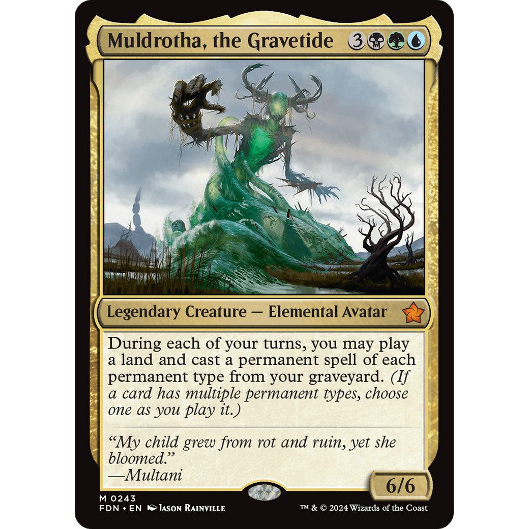 Muldrotha, the Gravetide (FDN-243) - Foundations Foil