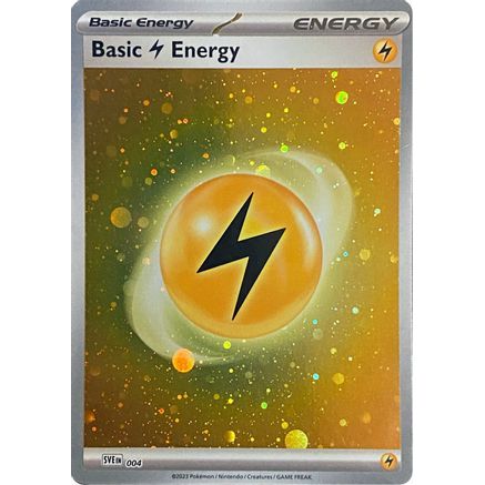 Basic Lightning Energy (Cosmos Holo) 4 - SV01 Scarlet & Violet Base Set Holofoil