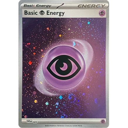 Basic Psychic Energy (Cosmos Holo) 5 - SV01 Scarlet & Violet Base Set Holofoil