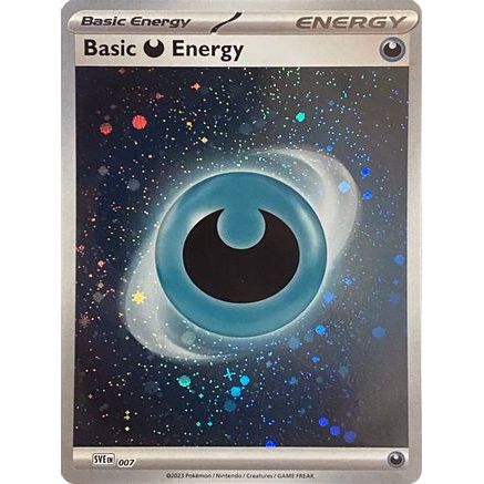Basic Darkness Energy (Cosmos Holo) 7 - SV01 Scarlet & Violet Base Set Holofoil