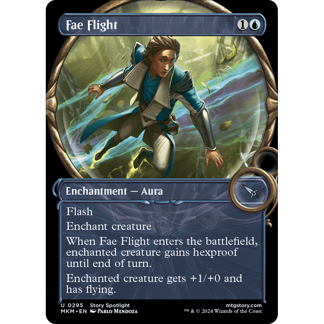 Fae Flight (MKM-295) - Murders at Karlov Manor: (Showcase) Foil