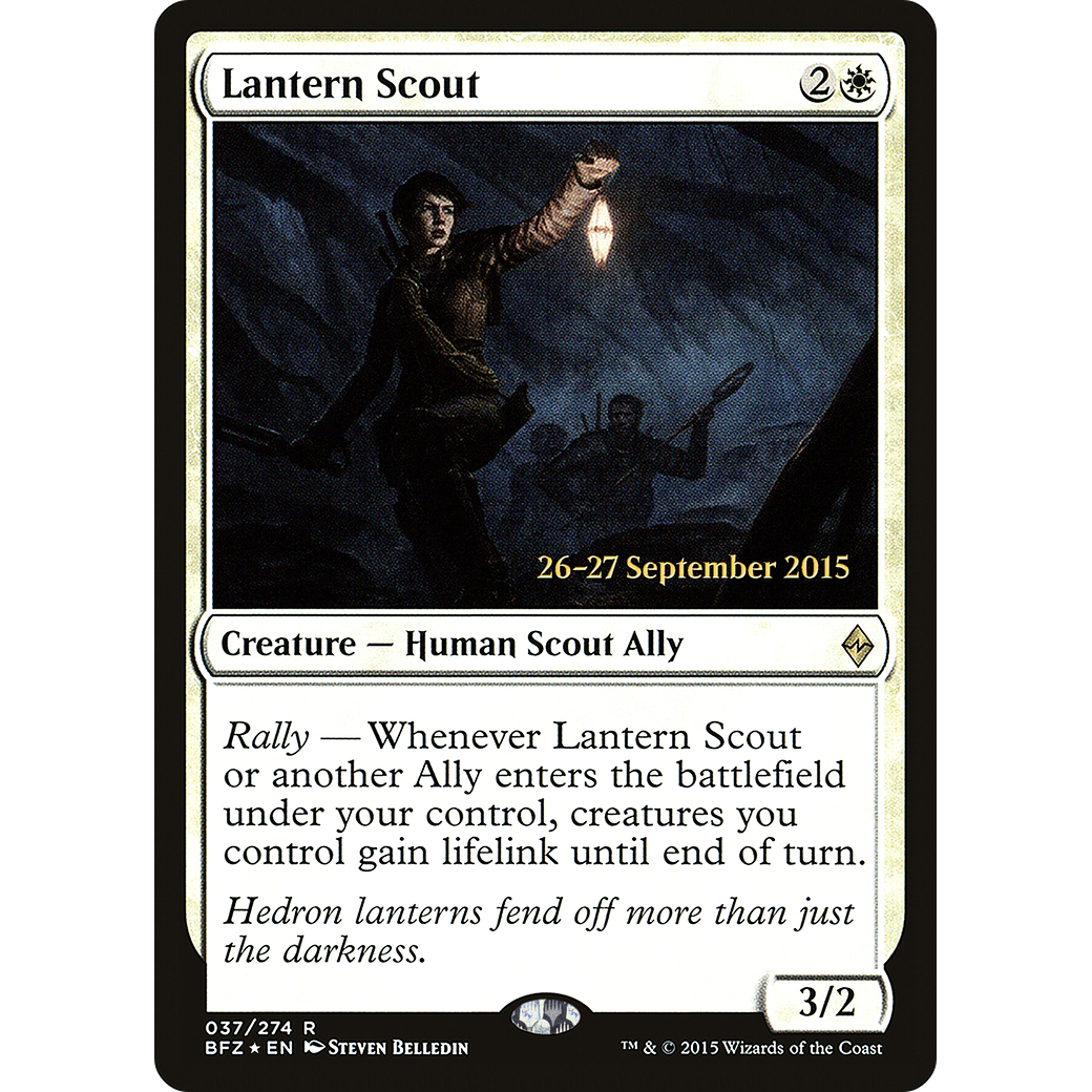 Lantern Scout (PRE-037) - Battle for Zendikar Promos Foil