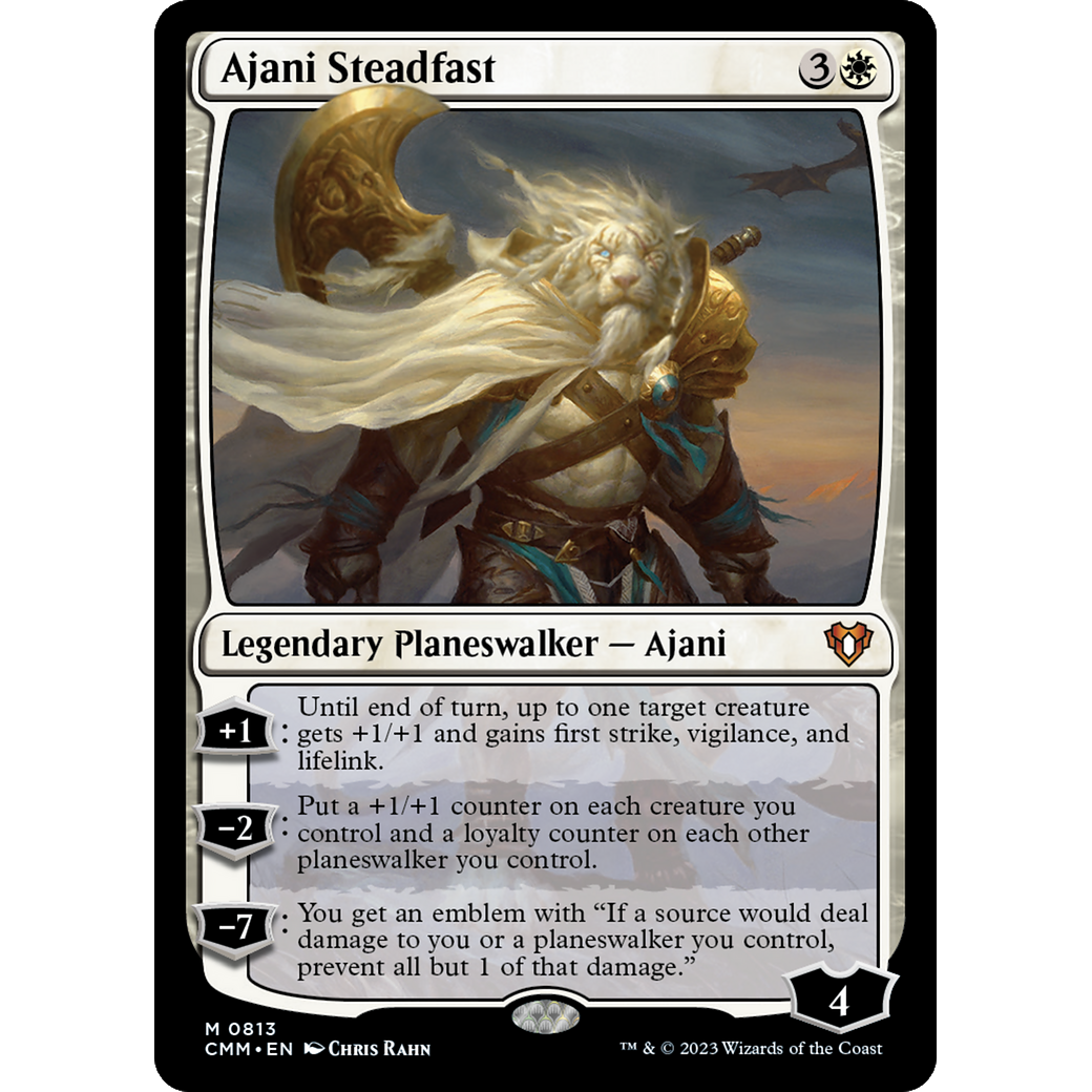 Ajani Steadfast (CMM-813) - Commander Masters