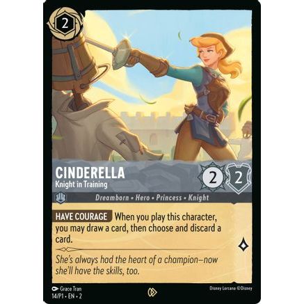 Cinderella - Knight in Training (14) - Disney Lorcana Promo Cards Cold Foil