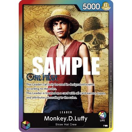 Monkey.D.Luffy (Leader Pack - Live Action) (Sealed Battle 2023 Vol. 1) - One Piece Promotion Cards