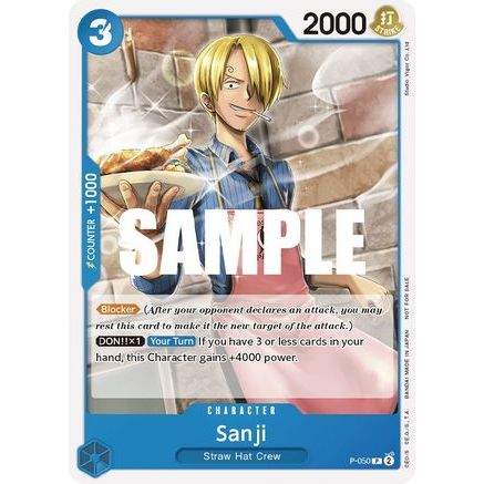 Sanji (Sealed Battle Kit Vol. 1) (P-050) - One Piece Promotion Cards