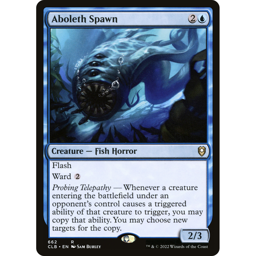 Aboleth Spawn (CLB-662) - Commander Legends: Battle for Baldur's Gate