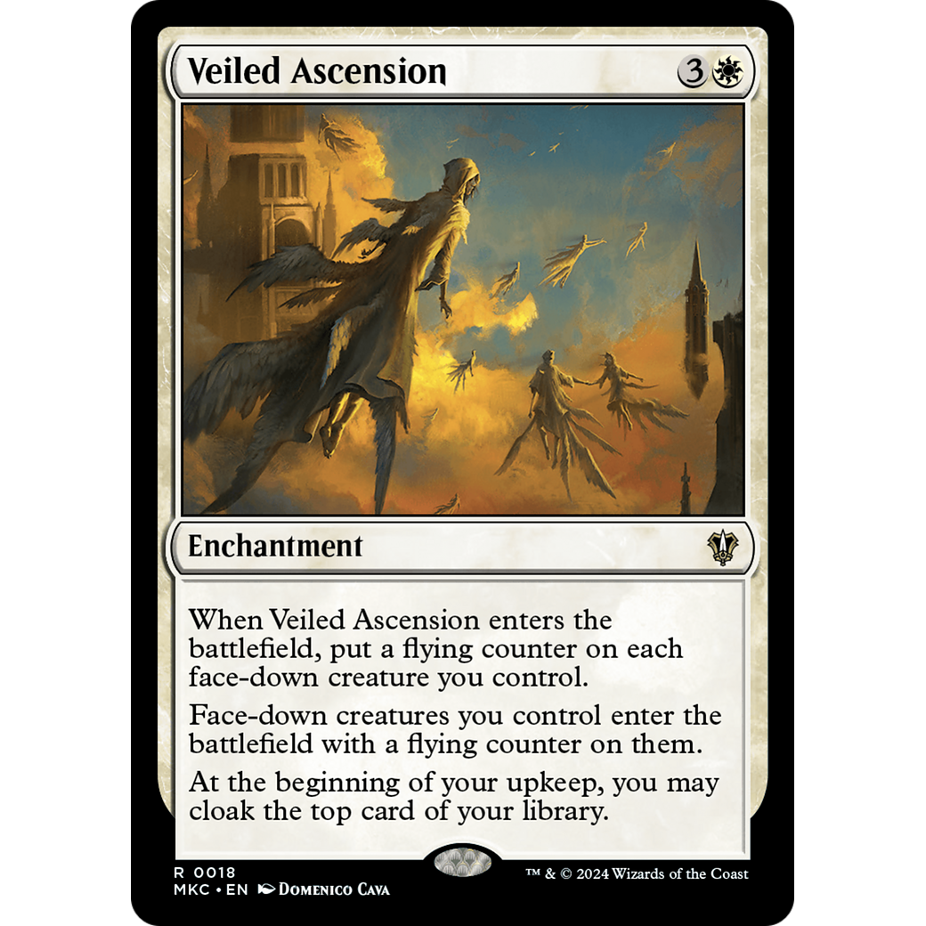 Veiled Ascension (MKC-018) - Murders at Karlov Manor Commander