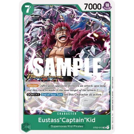 Eustass"Captain"Kid (Tournament Pack Vol. 5) (ST02-013) - One Piece Promotion Cards Foil