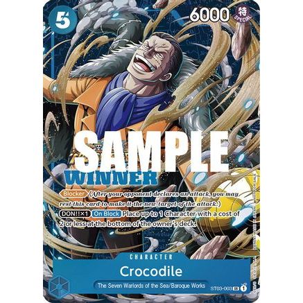 Crocodile (Winner Pack Vol. 5) (ST03-003) - One Piece Promotion Cards Foil