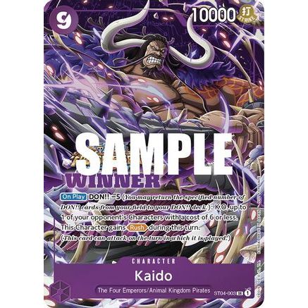 Kaido (Winner Pack Vol. 5) (ST04-003) - One Piece Promotion Cards Foil