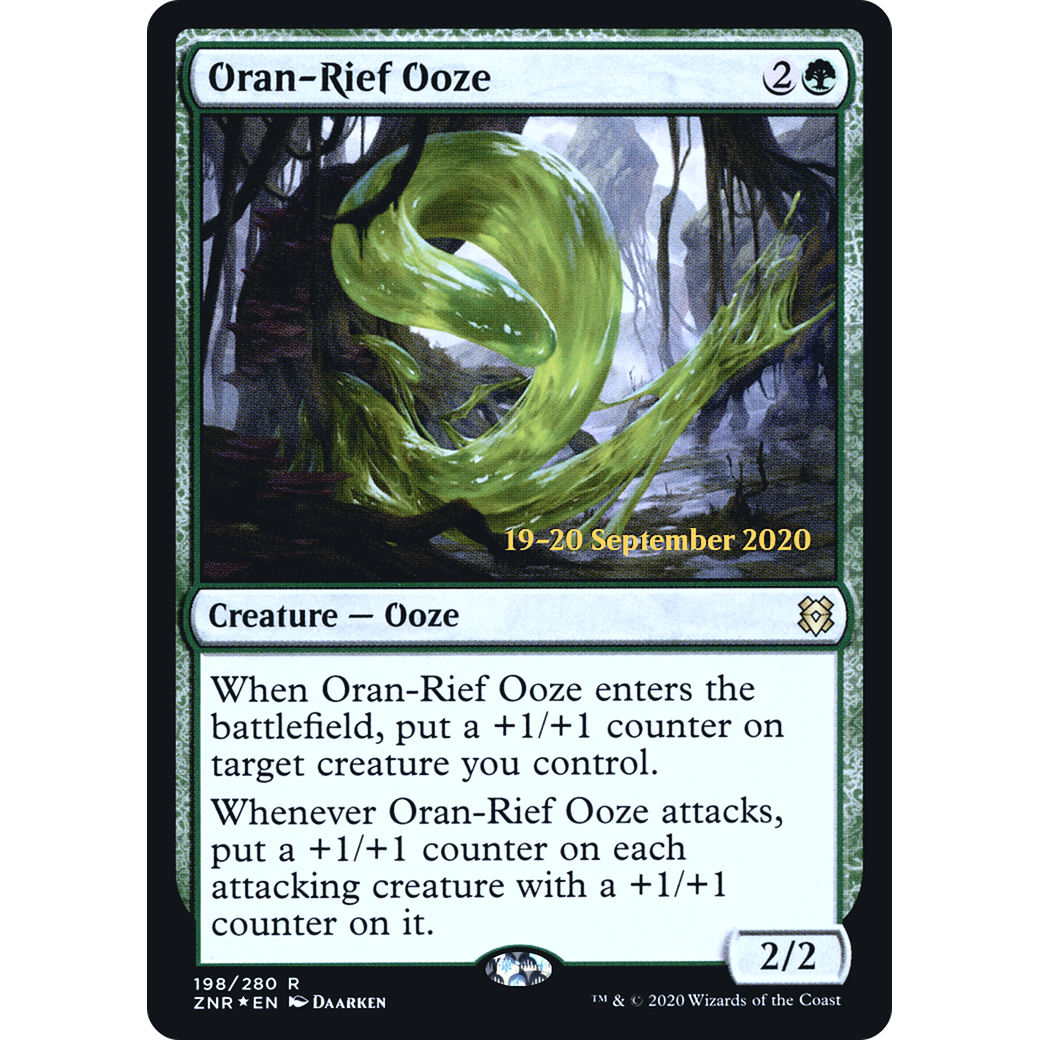 Oran-Rief Ooze (PRE-198) - Zendikar Rising Promos Foil