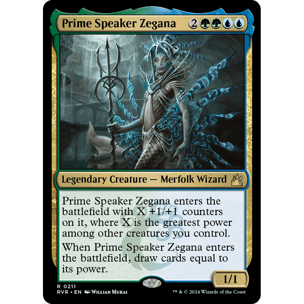 Prime Speaker Zegana (RVR-211) - Ravnica Remastered Foil