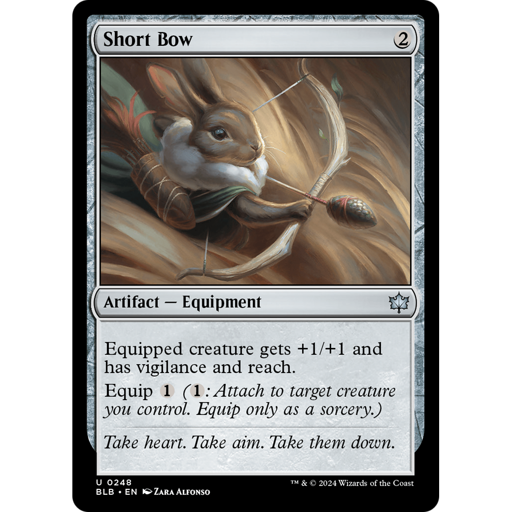 Short Bow (BLB-248) - Bloomburrow Foil
