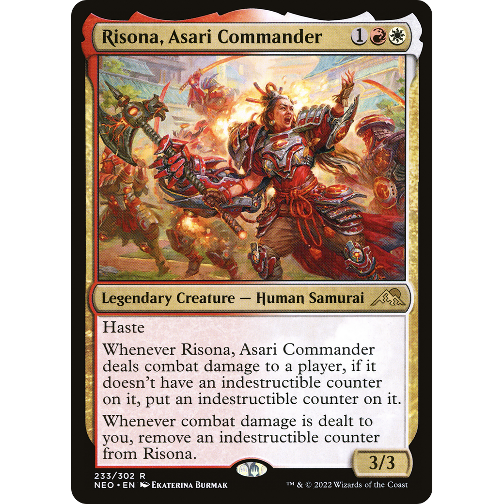 Risona, Asari Commander (NEO-233) - Kamigawa: Neon Dynasty Foil