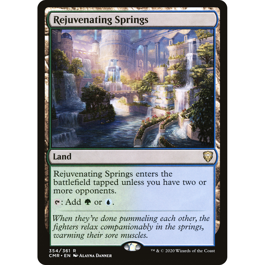 Rejuvenating Springs (CMR-354) - Commander Legends