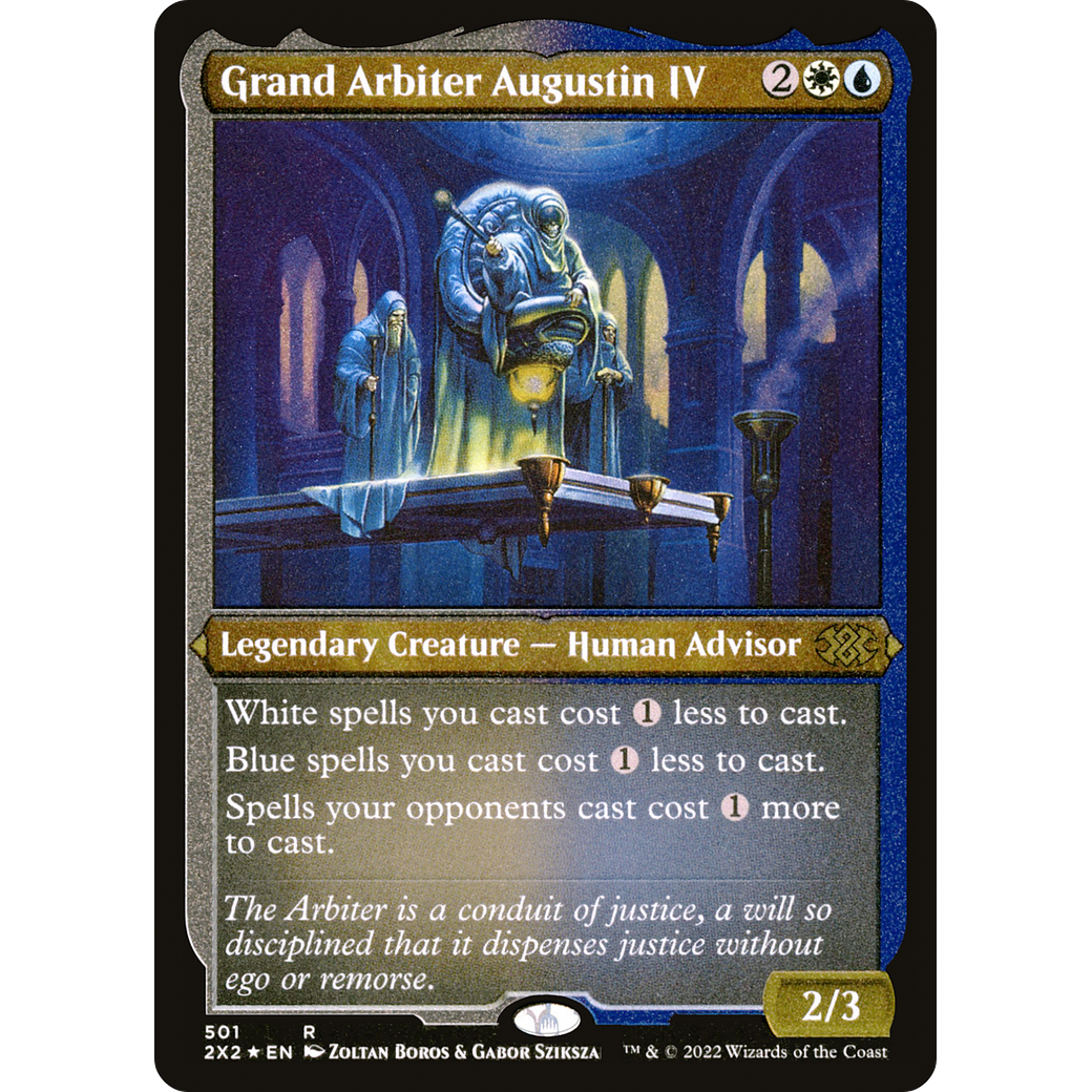 Grand Arbiter Augustin IV (Foil Etched) (2X2-501) - Double Masters 2022 Foil