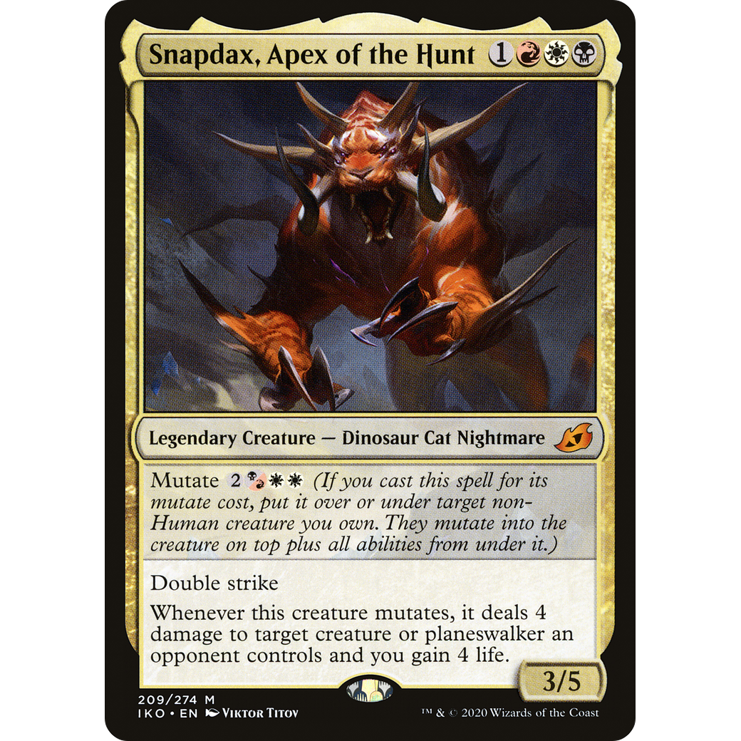 Snapdax, Apex of the Hunt (IKO-209) - Ikoria: Lair of Behemoths
