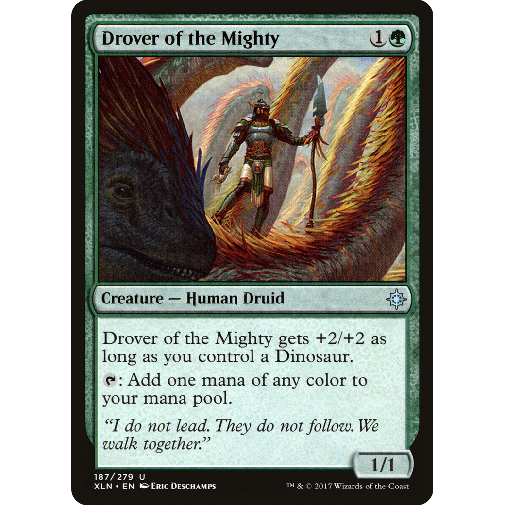 Drover of the Mighty (XLN-187) - Ixalan Foil