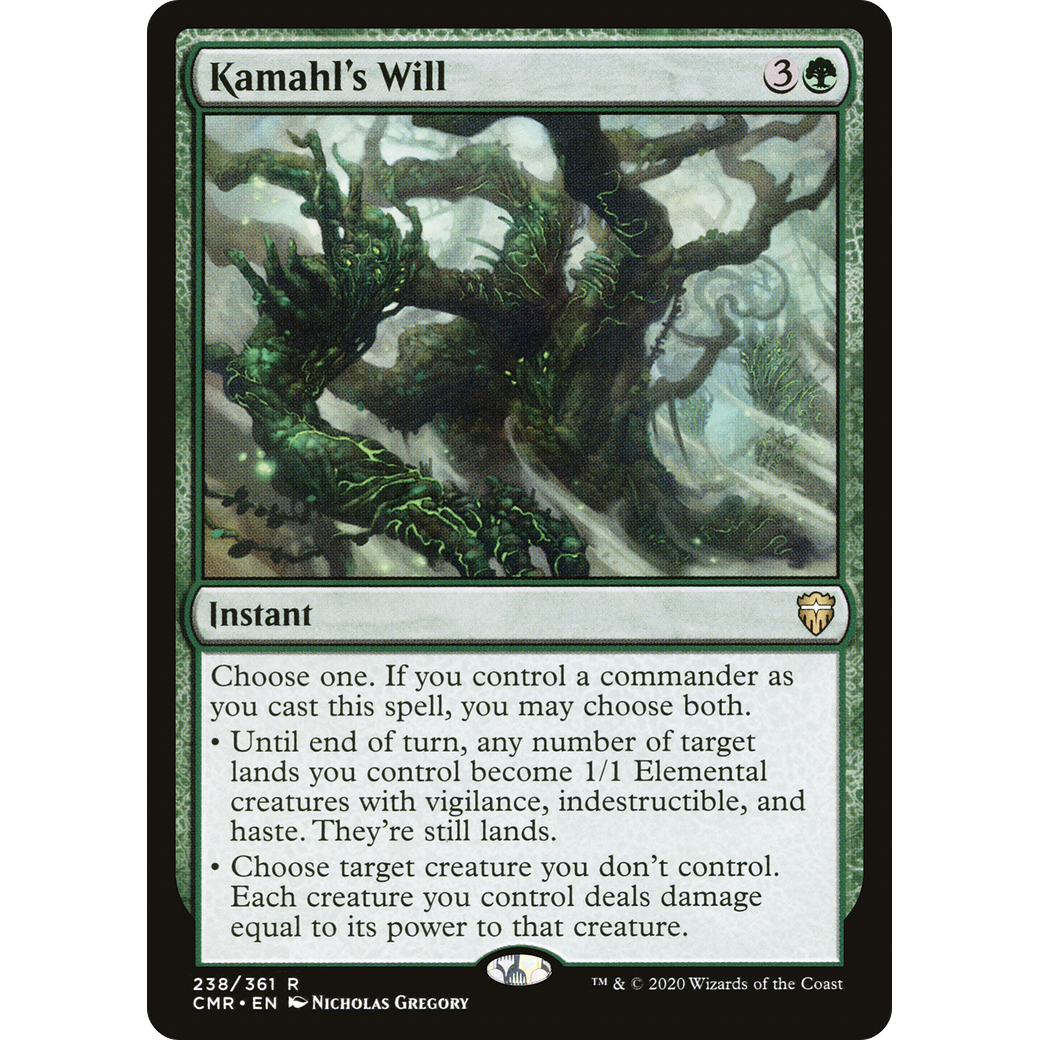 Kamahl's Will (CMR-238) - Commander Legends