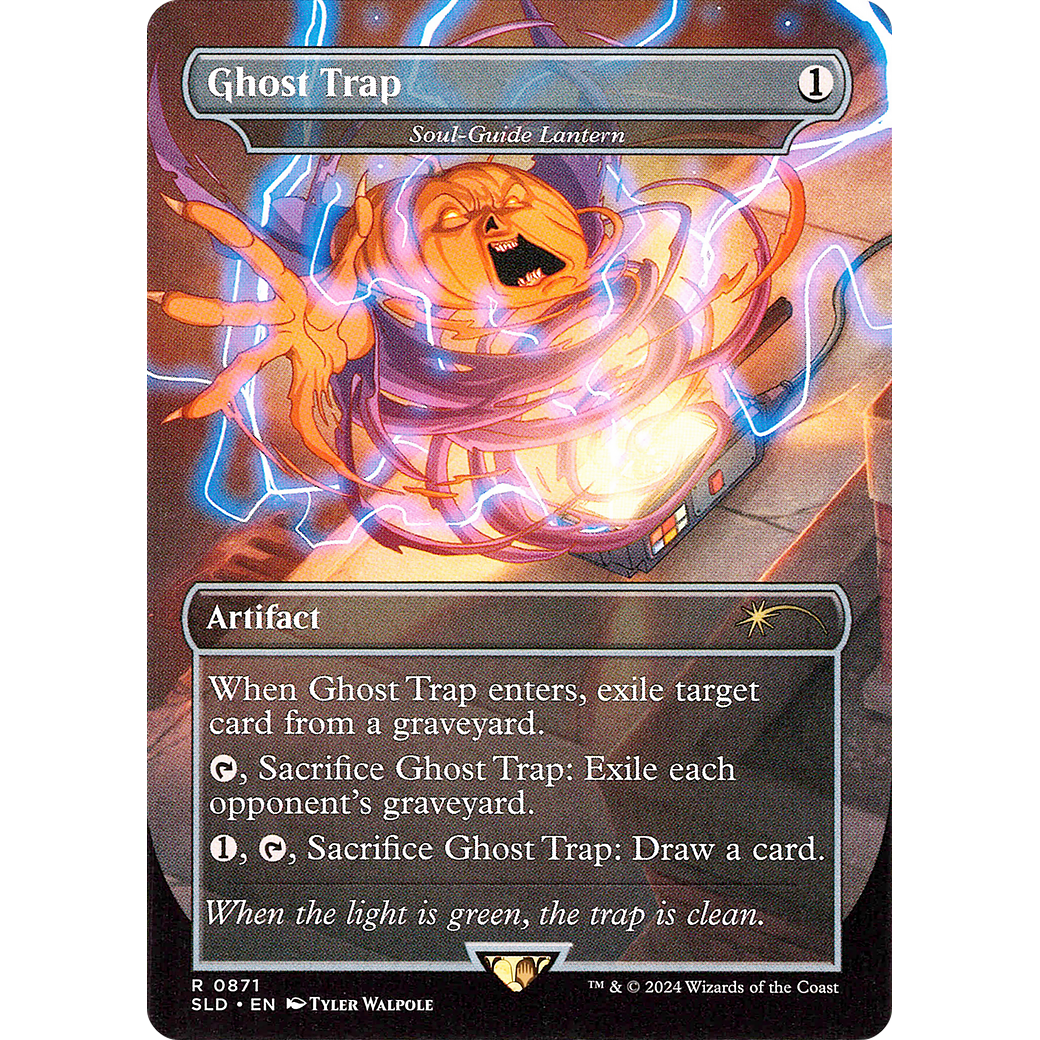 Soul-Guide Lantern (SLD-871) - Secret Lair Drop / Ghost Trap (Borderless)