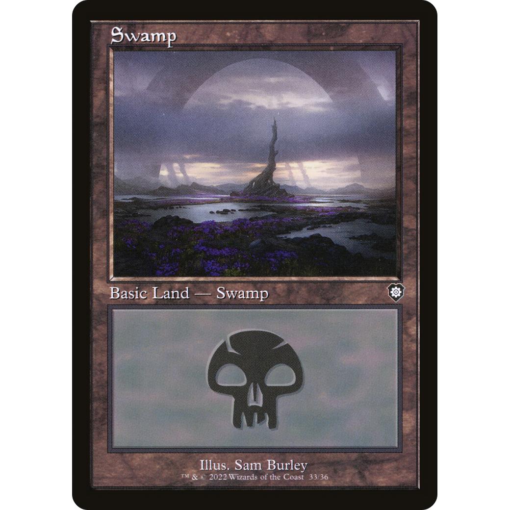 Swamp (33) (Retro Frame) (BRC-033) - The Brothers' War Commander