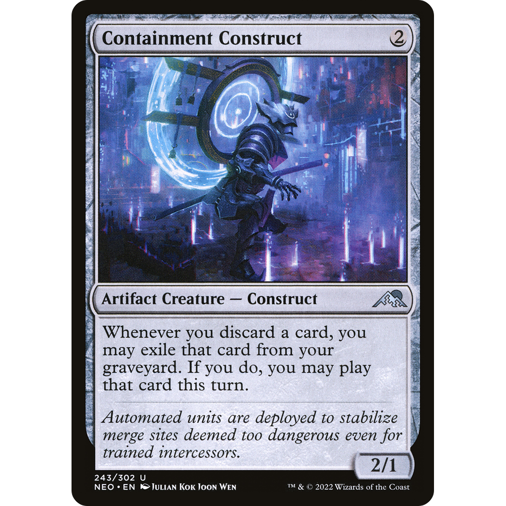 Containment Construct (NEO-243) - Kamigawa: Neon Dynasty Foil