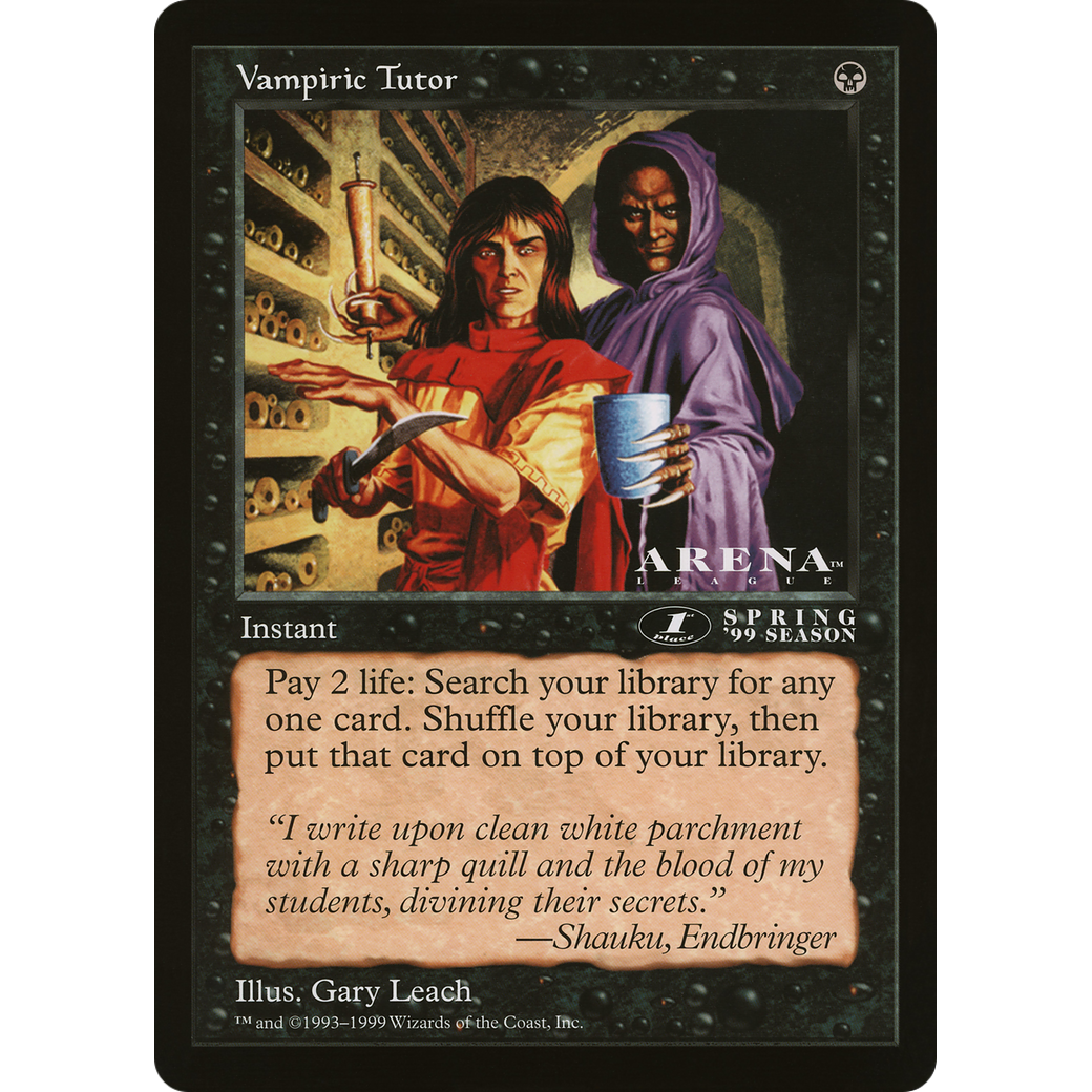 Vampiric Tutor (OLEP-074) - Oversized League Prizes