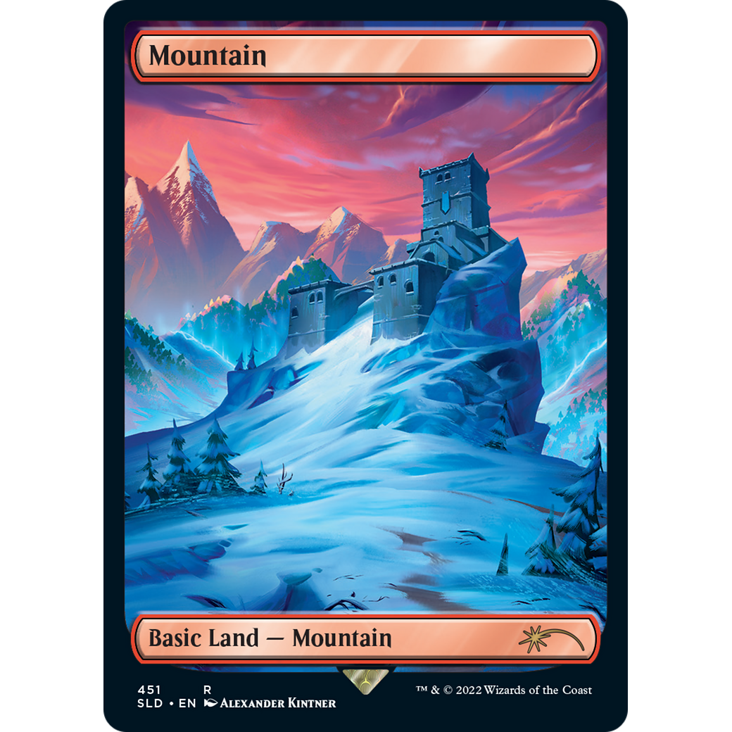 Mountain (451) (SLD-451) - Secret Lair Drop: (Full Art)