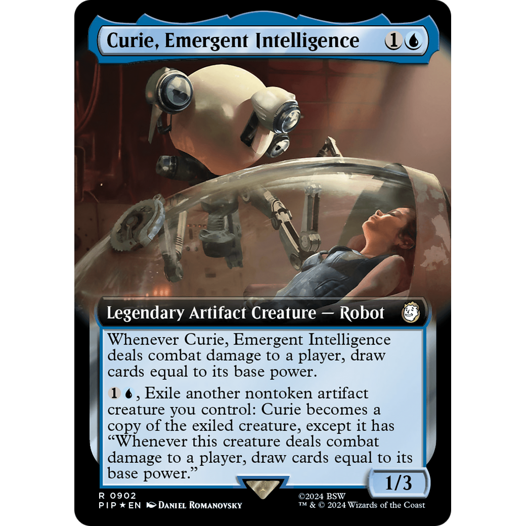 Curie, Emergent Intelligence (PIP-902) - Fallout: (Extended Art) Foil