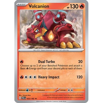 Volcanion 22 - SV04 Paradox Rift Reverse Holofoil