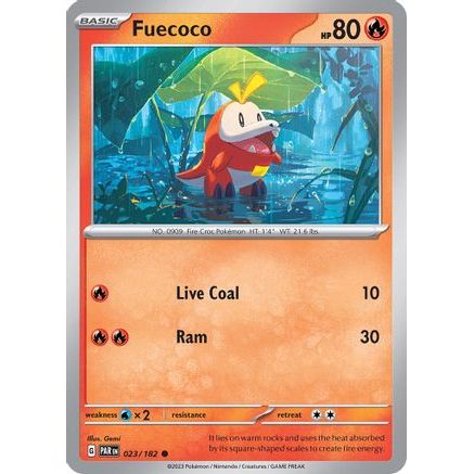 Fuecoco 23 - SV04 Paradox Rift Reverse Holofoil