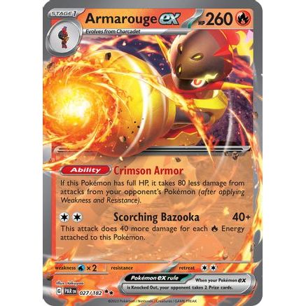 Armarouge ex 27 - SV04 Paradox Rift Holofoil