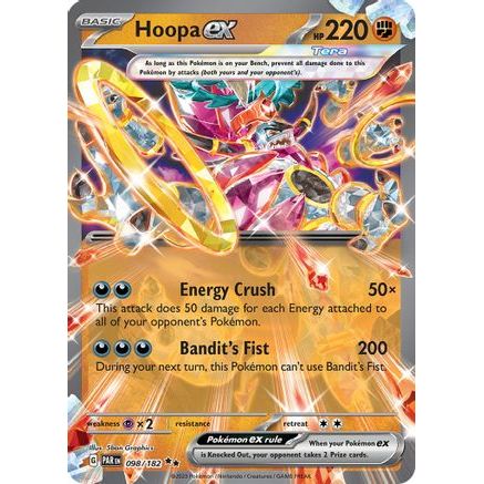 Hoopa ex 98 - SV04 Paradox Rift Holofoil