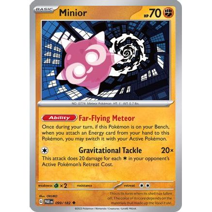 Minior - 099/182 99 - SV04 Paradox Rift Reverse Holofoil