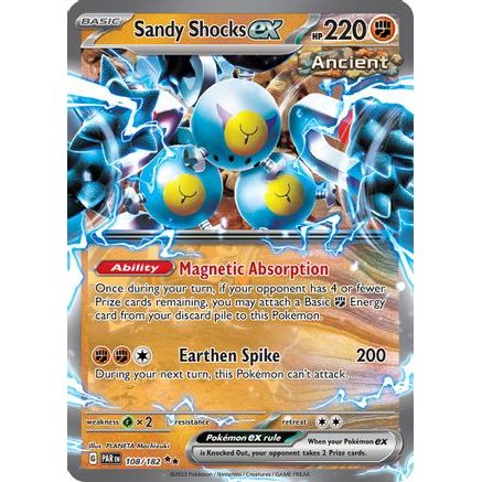 Sandy Shocks ex - 108/182 108 - SV04 Paradox Rift Holofoil