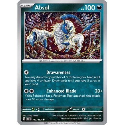 Absol 113 - SV04 Paradox Rift Reverse Holofoil