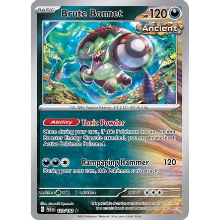 Brute Bonnet - 123/182 123 - SV04 Paradox Rift Reverse Holofoil