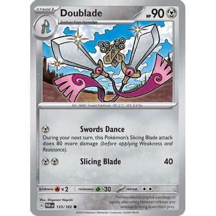 Doublade - 133/182 133 - SV04 Paradox Rift Reverse Holofoil