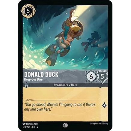 Donald Duck - Deep-Sea Diver (178/204) - Rise of the Floodborn Cold Foil
